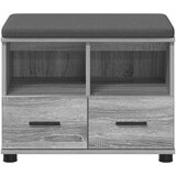  Klupa za hodnik s jastukom Sivi Sonoma 60 x 38 x 46 cm | Eponuda.ba