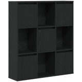  Regal za knjige crni hrasta 89x24x101,5cm od konstruiranog drva | shoptok.hr