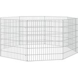 vidaXL Ograda za živali na prostem z 8 paneli 54x60 cm železo, (20975603) | Shoptok.si