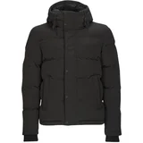 EVEREST SHORT HOODED PUFFER Crna