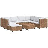9 9 kom. Ratan Lounge Set s Jastucima GENDT Prirodni ratan | shoptok.hr