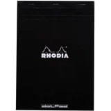 blok Rhodia A4 80gr, crna boja, dotpad (točkice)