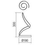  Redo 01-1816 - LED stona lampa TORSION LED/11W/230V bronza | Eponuda.com