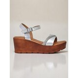 Resti Women's wedge sandals with rhinestones and glitter Aurora Glow | shoptok.hr