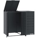  Spremište za 2 kante za otpad antracit 138x79x117 cm čelično | shoptok.hr