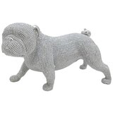Schafer Schäfer stojeća dekorativna figura psa, srebrna, 28 cm, Bulldog Cijene