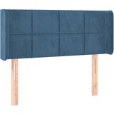 Maison Chic vzglavna omarica - nočna omarica - posteljna omarica z ušesi temno modro 83x16x78/88 cm žamet, (21710722) | Shoptok.si