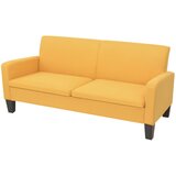 vidaXL Kavč trosed 180x65x76 cm rumen | Shoptok.si