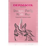 Dermacol Beautifying Peel-Off Metallic Mask Peel-Off maska za sjaj lica | shoptok.hr