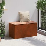  Vrtna klupa Rđa 80 x 40 x 43 cm Otporni čelik | shoptok.hr