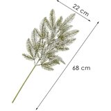  Springos® Božićni ukras - Zelena + Bijela Pahuljica | shoptok.hr
