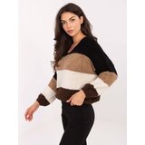RUE PARIS Sweater-MI-SW-0409.85-black-brown | Shoptok.si