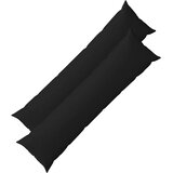  Jastuk s jastukom HEERLEN 2 kom. Crna Tkanina - Crna 40 x 145 cm 2 | shoptok.hr