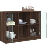  Komoda boja smeđeg hrasta 102x37x75 5 cm konstruirano drvo | shoptok.hr