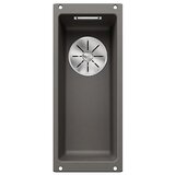 Blanco sudoper SUBLINE 160-U InFino SILGRANIT VULKAN SIVA, bez dalj.upr. | shoptok.hr