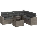 7-dijelni set vrtnih sofa sivi od poliratana | shoptok.hr