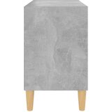 TV ormarić s nogama od masivnog drva boja betona 69,5x30x50 cm | shoptok.hr