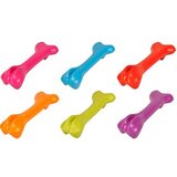 Flamingo igračka za pse gumena kost Nr5 22cm, roze Cene