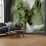 Artgeist Fototapeta Lion Tenderness, 150x105cm | Shoptok.si