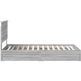  Krevet s od storage Siva Sonoma 100 x 200 cm Konstruirano drvo | shoptok.hr