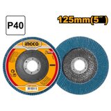 Ingco fdz1251 cirkonijum lamelarni disk 125mm gr40 ( FDZ1251 ) Cene