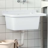  Umivaonik za zidnu montažu bijeli 60 x 40 x 28 cm od smole | shoptok.hr