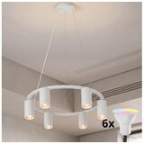 Brilagi LED RGBW prigušiva luster na sajli SELE 6xGU10/6,5W/230V bela Cene