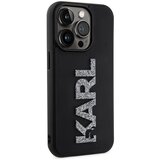  Originalna torbica KARL LAGERFELD Hardcase KLHCP15X3DMBKCK za iPhone 15 PRO MAX (3D Logo Glitter / crna) | shoptok.hr