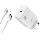 Cellular Line hišni polnilec USB-C TYPE 20W in C-MFI kabel ACHIPHKITC2LMFI20W | Shoptok.si