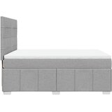  Krevet box spring s madracem svjetlosiva 160x200 cm tkanina | shoptok.hr
