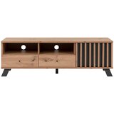 MID.YOU nizka omarica antracit, hrast artisan | Shoptok.si