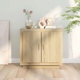 vidaXL Komoda sonoma hrast 80x40x75 cm konstruiran les | Shoptok.si