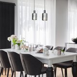  Visilica na sajli ARCADIA 1xE27/60W/230V pr. 13 cm crna/dimljena | Eponuda.com