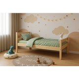 Molarem Home Drveni dječji krevet Aleks - svijetlo drvo - 180x90 cm | shoptok.hr