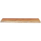 vidaXL Stenska polica 80x30x3,8 cm pravokotna akacija naraven rob | Shoptok.si