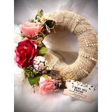 7 seas 365 ukrasni vjenčić Crvena rapsodija, 25 cm | shoptok.hr