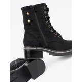 Shelvt Black lace-up workers with a thick sole | Eponuda.ba