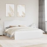  Krevetna konstrukcija Bijelo 180 x 200 cm Čvrsto borovo drvo | shoptok.hr
