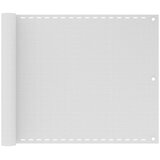 Balkonski zastor bijeli 75 x 300 cm HDPE | Shoptok.si