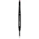 Revolution Relove Power Brow izvlečni svinčnik za obrvi s čopičem 0,3 g odtenek Dark Brown