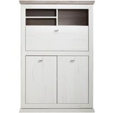 Hom`in pisalnik leseni material siva, bela | Shoptok.si