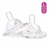 Anti-Colic Teat cucelj za stekleničko Large 4m+ 2 kos