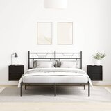  Zidni noćni ormarić 2 kom crni hrast 38x34x40 cm | Eponuda.com