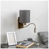  Brilagi - LED zidna lampa NUBILA 1xE27/25W/230V + LED/3W mesing/antracit | Eponuda.com