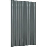 Krovni paneli 36 kom pocinčani čelik antracit 60 x 36 cm | shoptok.hr