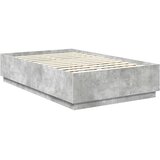  Krevetna konstrukcija s uzglavljem Betonska siva 120 x 190 cm | shoptok.hr