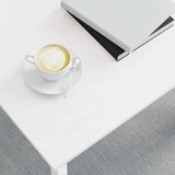  Stolić za kavu Bijelo 60 x 60 x 36 cm Čvrsto borovo drvo | shoptok.hr