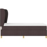 Krevet s opruga kutije Tamno smeđa 200 x 90 cm tkanina | Eponuda.com