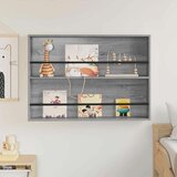  Polica za časopise s policom Zidne Siva Sonoma 100 x 12 x 70 cm | shoptok.hr