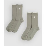Carhartt WIP Madison Pack Nogavice shady grn / wht / shady grn / w Cene